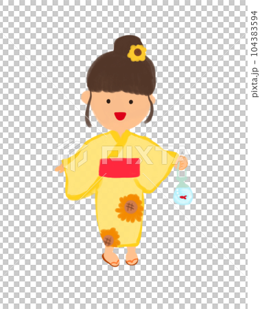 享受節日的女孩 104383594