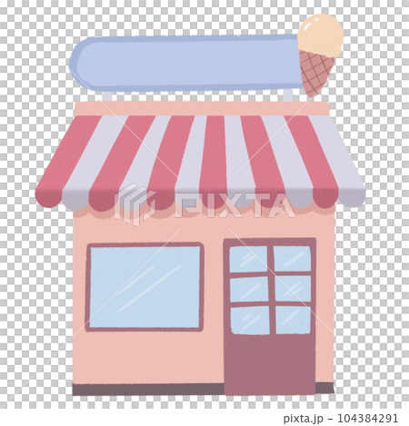 ice cream storefront ice cream storefront 104384291