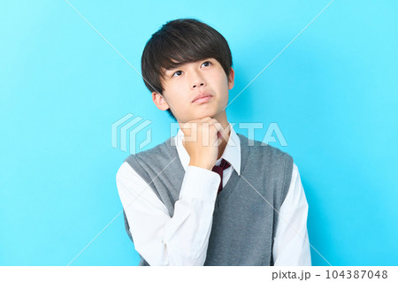 男子中学生　高校生 104387048