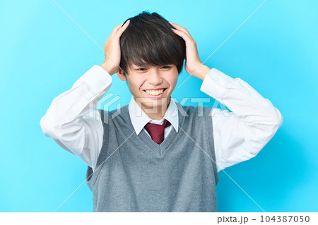 男子中学生 高校生 男子中学生 高校生 104387050