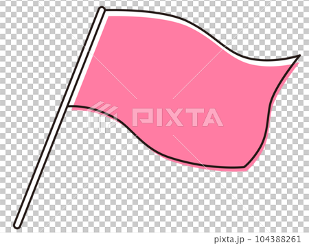 一款簡單好用隨風飄揚的大旗粉色 104388261