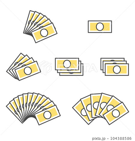 お金　お札　セット 104388586