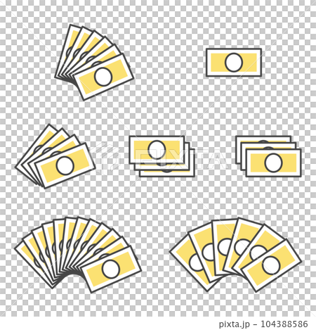 お金　お札　セット 104388586