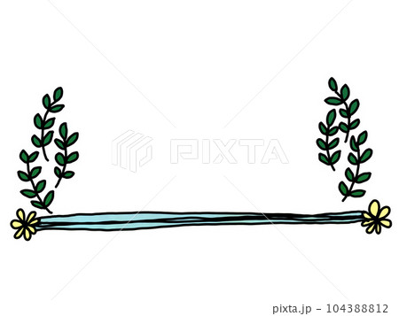 植物の枠 104388812