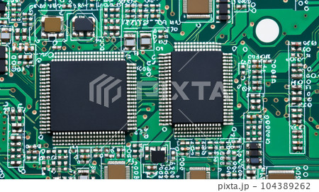 コンピュータ基板のイメージ背景画像：精緻CG画像