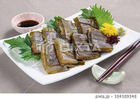 和風昆布〆刺身盛り風昆布〆刺身盛り 104389348