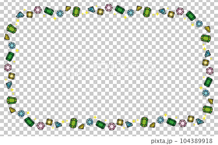 Gem frame background with main line Gem frame background with main line 104389918