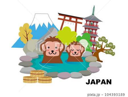 日本旅行　観光スポット 104393189