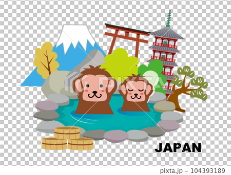 日本旅行　観光スポット 104393189