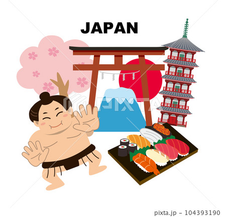 日本旅行　観光スポット 104393190