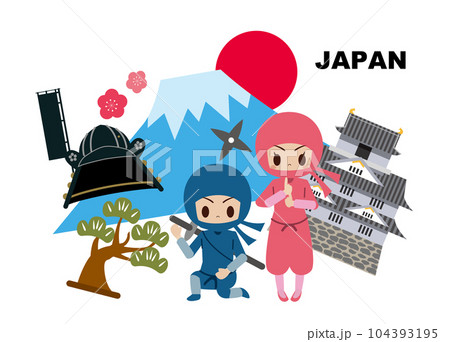 日本旅行　観光スポット 104393195