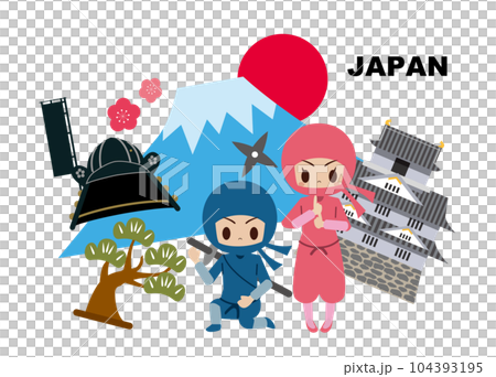 日本旅行　観光スポット 104393195