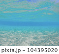 古座間味ビーチの海中 104395020