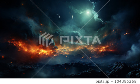 荒廃した世界、ruined world(generative ai) 荒廃した世界、ruined world(generative ai) 104395268