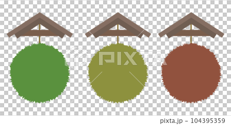 Sugidama illustration 3 color set Sugidama illustration 3 color set 104395359
