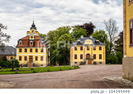 Castle Belvedere near Weimar Thuringia Germany is a elegant summer residence dating from 18th century. Castle Belvedere near Weimar Thuringia Germany is a elegant summer residence dating from 18th century. 104395449