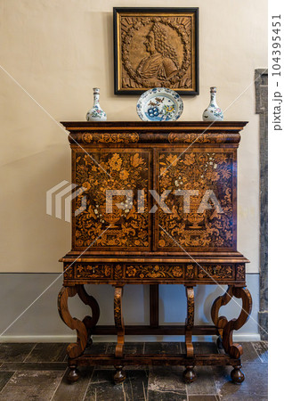 Interior of Castle Belvedere near Weimar Thuringia Germany is a elegant summer residence dating from 18th century. Interior of Castle Belvedere near Weimar Thuringia Germany is a elegant summer residence dating from 18th century. 104395451
