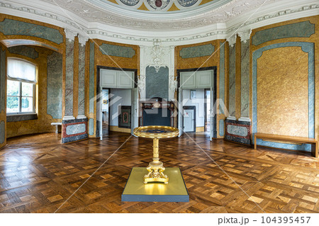 Interior of Castle Belvedere near Weimar Thuringia Germany is a elegant summer residence dating from 18th century. Interior of Castle Belvedere near Weimar Thuringia Germany is a elegant summer residence dating from 18th century. 104395457