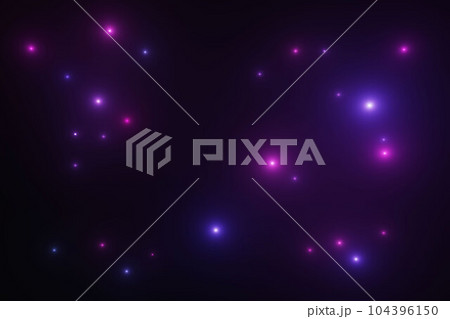 Night black sky with blurred stars, 3d rendering 104396150