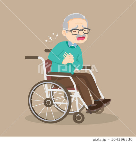 senior man in wheelchair 13 104396530