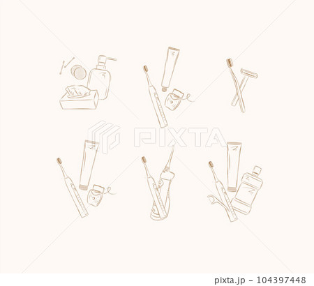 Dental care compositions beige Dental care compositions beige 104397448