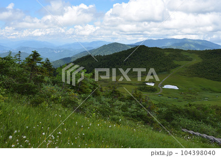 燧ケ岳登山、御池ルート、尾瀬、福島県 104398040