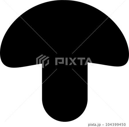 なめこシルエット 104399450