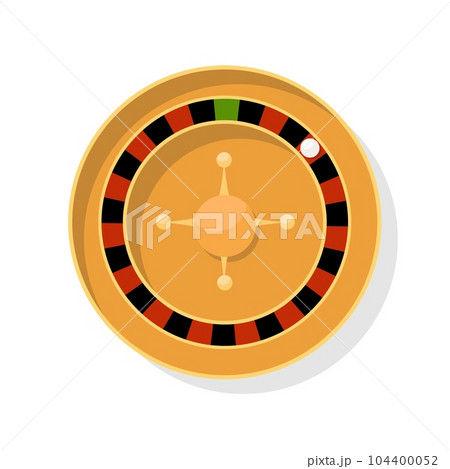 Roulette wheel. Fortune gambling round table Roulette wheel. Fortune gambling round table 104400052