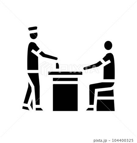 police interrogation crime glyph icon vector illustration police interrogation crime glyph icon vector illustration 104400325