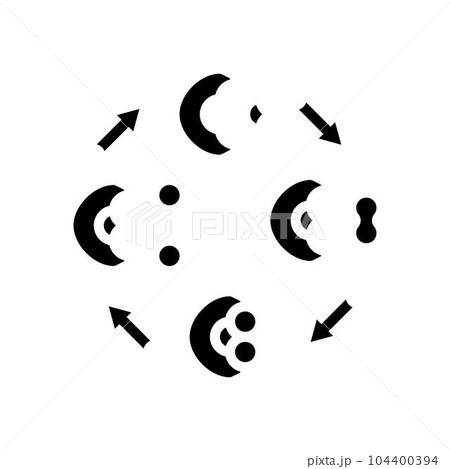 coenzymes biochemistry glyph icon vector illustration coenzymes biochemistry glyph icon vector illustration 104400394