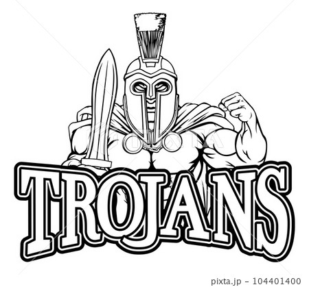 Spartan Trojan Sports Mascot 104401400
