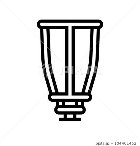 barrel ride spinner park kid play line icon vector illustration barrel ride spinner park kid play line icon vector illustration 104401452