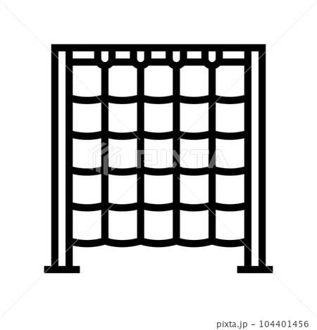 noodle climber park kid play line icon vector illustration noodle climber park kid play line icon vector illustration 104401456