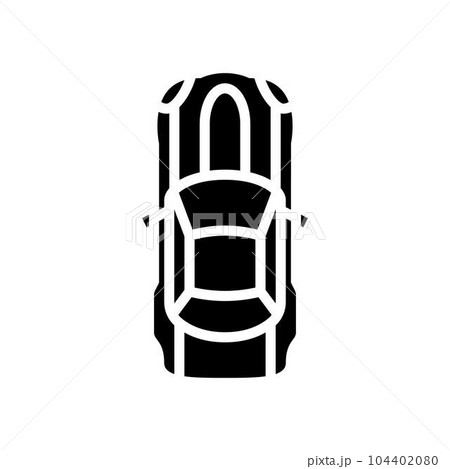engine car top view glyph icon vector illustration engine car top view glyph icon vector illustration 104402080