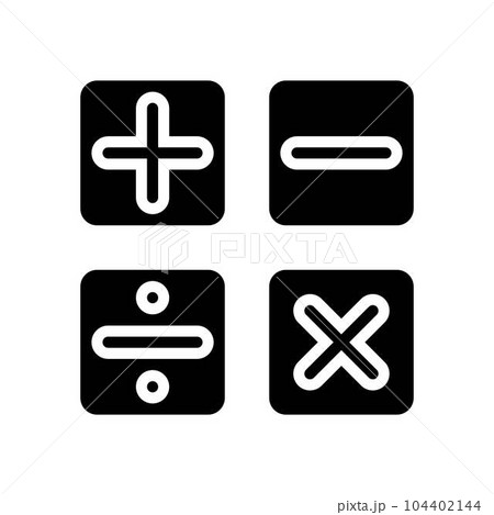 math science education glyph icon vector illustration math science education glyph icon vector illustration 104402144