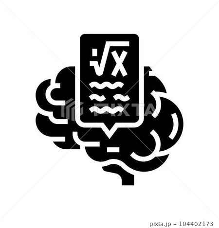 knowledge math science education glyph icon vector illustration knowledge math science education glyph icon vector illustration 104402173