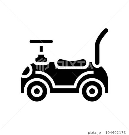 ride on toy child game play glyph icon vector illustration ride on toy child game play glyph icon vector illustration 104402178