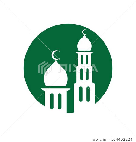 Mosque logo images illustration 104402224