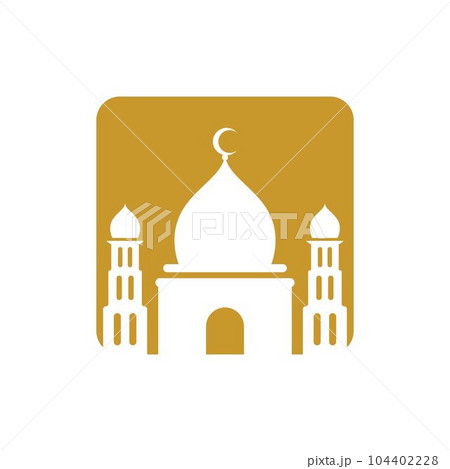 Mosque logo images illustration 104402228