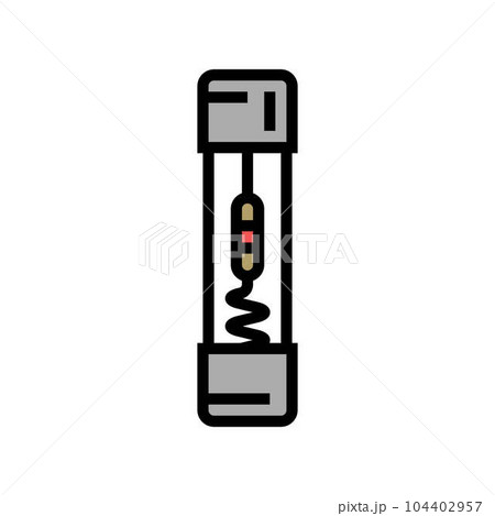 fuse electronic component color icon vector illustration 104402957