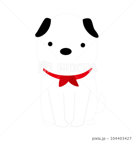 白い犬 104403427