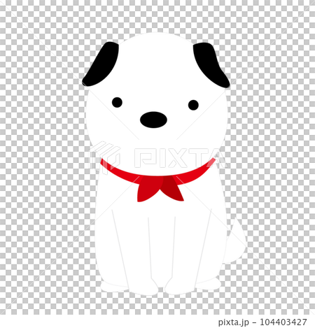 白い犬 104403427