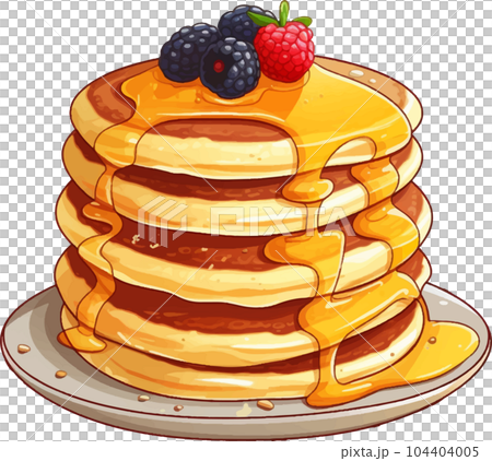 illustration, food, design, pancake, delicious, sweet, isolated, cooking, dessert, chocolate, icon, variation, cake, pastry, fresh, variations, set, snack, meal, tasty, menu, bakery, 104404005