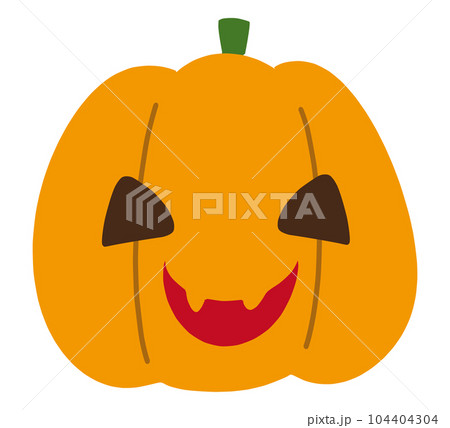 ジャックオランタンのハロウィン向けのイラスト素材 104404304