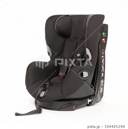 Baby car seat isolated, safety for the little one during movement 104405299