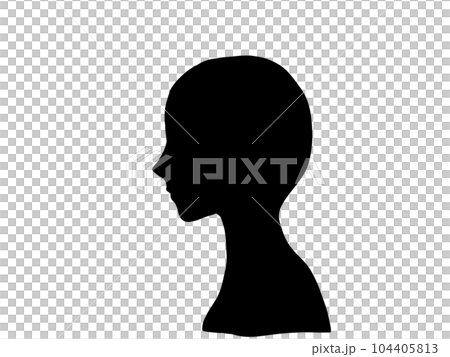 human profile silhouette 104405813