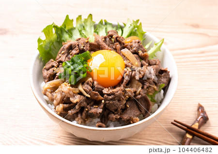 牛焼肉丼 104406482
