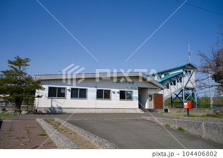 根室本線の上芦別駅の駅舎 104406802