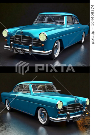 Futuristic GAZ Volga car, Generative AI Futuristic GAZ Volga car, Generative AI 104409274