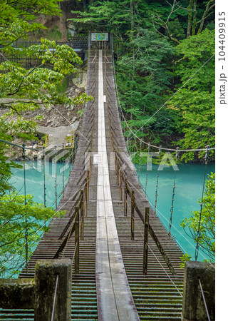 【夢のつり橋】寸又峡・静岡県 【夢のつり橋】寸又峡・静岡県 104409915